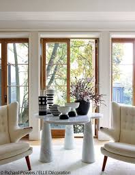 Entre Luxe Et Annees 50 Poussez Les Portes De Cette Somptueuse Maison Londonienne Elle Decoration Banc Salle A Manger Maison Mobilier De Salon