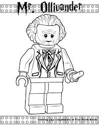 Coloring Page Mr Ollivander True North Bricks Harry Potter Coloring Pages Lego Coloring Pages Coloring Pages