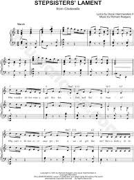 Check spelling or type a new query. Stepsisters Lament From Cinderella Rodgers Hammerstein Sheet Music In C Major Transposable Download Print Sku Mn0106384