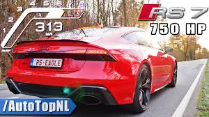 Audi quotes a 0 to 60 mph time of 3.7 seconds and, if anything, that sounds. Audi Rs7 C8 750hp 313kmh Acceleration Milltek Sound By Autotopnl Youtube