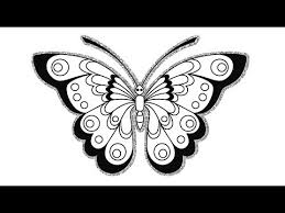 Cara menggambar kupu kupu how to draw butterfly youtube via www.youtube.com. 61 Gambar Sketsa Kupu Kupu Cantik Hitam Putih Untuk Mewarnai