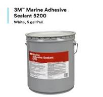 Amazon.com: 3M Adhesivo/sellador de poliuretano 5200 (blanco, cubo de 5  galones) : Industrial y Científico