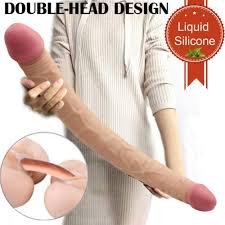 HUGE-DOUBLE-ENDED-SEX-DILDO-ANAL-TOY-MALE-FEMALE-LESBIAN-DONG-PENETRATION-LONG  | eBay