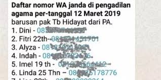 No hp janda purwakarta : Pengadilan Agama Garut Selidiki Penyebar Nomor Janda Muda