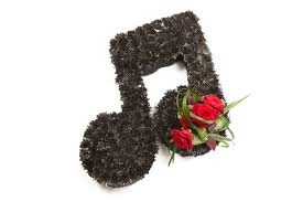 Maybe you would like to learn more about one of these? Music Note Sympathy And Funeral Floral Design Using Oasis Foam Frames Shapes Www Oasisfloral Com Fresh Flowers Arrangements Funeral Floral Funeral Flowers