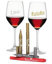 Hosting a traveling vineyard wine tasting is simple, fun and educational. Vino Marker Metallic Wine Glass Washable Pens 4 Pack Perfect Housewarming Present Or Hostess Gift For Wine Tastings Dinner Parties Or Any Event Buy Online In Bahamas At Bahamas Desertcart Com Productid 14791629