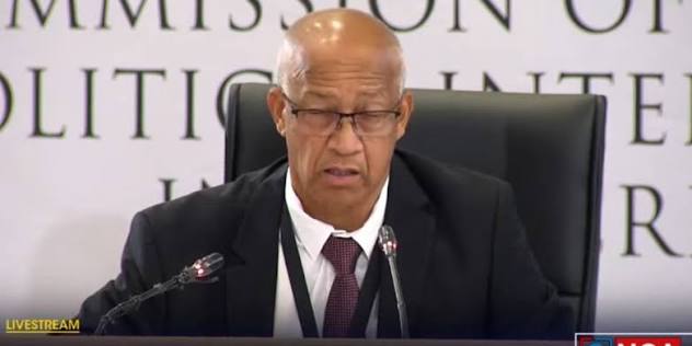 Captain Mark McLean - DPCI/Hawks. Well we're on witness 2/4, we're busy burying Andrea Johnson live #MadlangaCommission