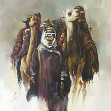 الفن التشكيلي في مهرجان اﻻبل حضاره middle eastern art palestine art arab artists