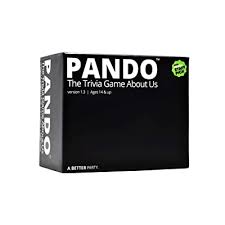 If you know, you know. Buy Pando The Party Game Where You Try To Answer Trivia Questions About Your Friends Or Family Online In Germany B07zbm9d53