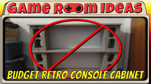 Multiple video game console cabinet. Low Budget Multi Retro Console Media Cabinet Game Room Ideas Youtube