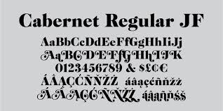 Cabernet Jf Desktop Font Download Fonts Fonts Myfonts