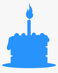 Creative birthday card with handwritten inscription happy birthday and cake`s doodle silhouette on the line. Black Birthday Cake Silhouette Hd Png Download Transparent Png Image Pngitem