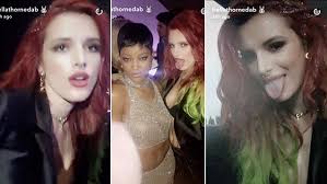 Bella Thorne enjoys the American Music Awards with sister Dani