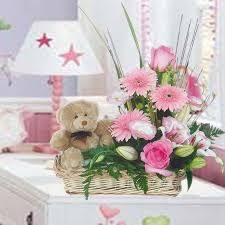 Resultado De Imagen Para Arreglos Florales Baby Shower Nino Arreglos De Peluches Arreglos Florales Sencillos Arreglos Florales