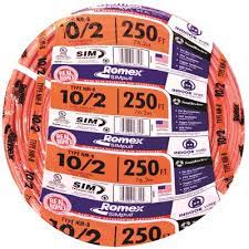 Sq meter = sq feet / 10.763910417. Southwire Part 28829055 Southwire 250 Ft 10 2 Solid Romex Simpull Cu Nm B W G Wire Building Wire Home Depot Pro