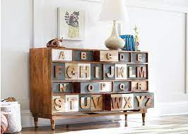 Upcycled from solid teak with 26 pull out drawers, each chest has a . Home Decorators