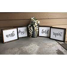 15% off custom signs, posters or decals when you spend $75 or more for a limited time! Buy 20x30cm Funny Signs Wood Funny Signs Farmhouse Decor Laundry Farmhouse Funny Signs Laundry Room Wash Dry Fold Repeat Home Decor Funny Sign With Quote Online In Indonesia B07zyjdwmb