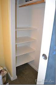 You can use it in the laundry room for cleaning supplies, in the garage for spray paint, socks, belts. 7 Simple Steps To Create Cheap Easy Built In Closet Storage Build A Closet Closet Makeover Closet Storage