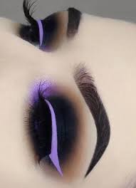 black purple makeup makeup