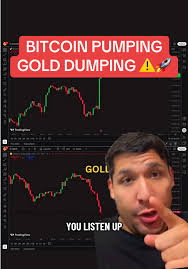 Bitcoin is pumping and gold is dumping, why? Today, I talk about the  digital era… #bitcoin #gold #fyp