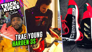 Последние твиты от trae young (@thetraeyoung). Trae Young Gets Tuff Harden 3 Customs From Sierato Wears In Game For Mlk Day Youtube