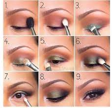 Apply a generous amount of a creamy bronze eyeshadow to eyelids, and follow up with the beautiful blue detail in the corners of the eyes for the final touch. How To Apply Eyeshadow For Beginners Applying Eye Makeup Eye Makeup Pictures How To Apply Eyeshadow