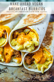 Make Ahead Breakfast Burritos Recipe In 2020 Vegan Breakfast Burrito Vegan Breakfast Recipes Easy Vegan Breakfast Easy