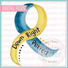 Downs Syndrome Ribbon 1 2 3 4 Png Watercolor Artwork Etsy Digital Watercolor Watercolor Artwork Downs