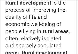 Meaning Of Rural Development Explain It Brainly In