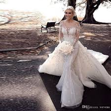 Buying request hub makes it simple, with just a few steps: Gorgeous Detachable Train Appliqued Mermaid Wedding Dresses Sheer Neck Beaded Pearls Bridal Gown Overskirt Tulle Train Wedding Dress Cheap Wedding Dresses Quinceanera Dresses From Wevens 159 00 Dhgate Com