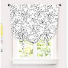Floral design thermal insulated tie up curtains rod pocket short curtains for. Pin On Sewing