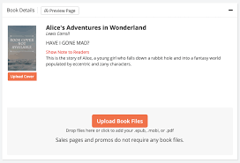 Upload And Edit Your Ebooks Mobi Epub Pdf Bookfunnel Author Knowledge Base