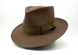 Fedora The Sovereign Dark Taupe Wide Brim Hat Men Fedora Etsy Wide Brim Hat Men Hats For Men Fedora Hat Men