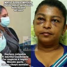 Jueza sandinista maria zapata morales declaró culpable a martha candelaria  por no seguir prestandose para ser la protagonista en las chayos novelas.