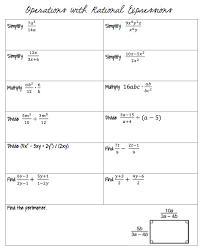 The Secondary Classroom Can Be Fun Too Algebra 1 Inb Rational Expressions Rational Expressions Simplifying Rational Expressions Algebraic Expressions