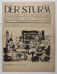 Der sturm (transl. the storm) was a german art and literary magazine founded by herwarth walden, covering expressionism, cubism, dada and surrealism, among other artistic movements. Der Sturm Wochenschrift Fur Kultur Und Die Kunste Volume 2 Issue 56 Herwarth Walden First Edition
