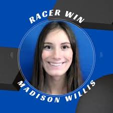 Madison Willis was nominated for a Racer Win! Her nominator says, "Madison  has been killing it! Being a first year teacher has it's ups and downs, but  she has conquered everything that