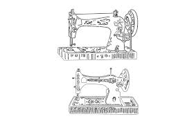 Most new sewing machines come with a white mineral oil that is used to prevent wear and reduce the risk of rust. Vintage Sewing Machine Dxf File Free Download 3axis Co