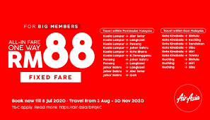 The international airport is malaysia's second busiest, despite the fact that the city is only the 6th largest. Airasia Offers Fixed Fares For All Domestic Flights Rm88 All In Within West Or East Malaysia