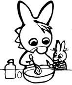 King peppy with a rattle. Coloring Pages Pancakes Morning Kids