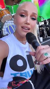 Gwen Stefani, 54, rocks a punk look while sound checking for No Doubt's  Coachella performance with her 10-year-old son Apollo Rossdale