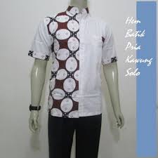Desain Kemeja Batik Pria Kombinasi Kain Polos Lengan Panjang Dan Pendek Eksklusif Jallosi Model Baju Pria Kemeja Pria Kemeja