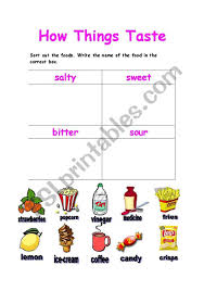 This Worksheet Can Be Used Either During Food Thematic Unit Or The 5 Senses To Focus On The Taste Sense As Warm Taste Sense Senses Activities Senses Preschool