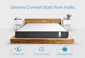 The Inofia Comfy Mattress 3d Breathable Fabric Sprung Queen Size Memory Foam Mattress Mattress Memory Foam Mattress
