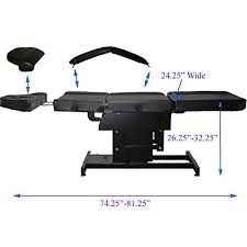 Tattoo arm rests 2 products. Ink Bed Black Electric Tattoo Massage Table Bed Studio Furniture Ninthavenue Europe