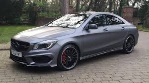 Satin Grey Mercedes Cla 45 Amg Youtube