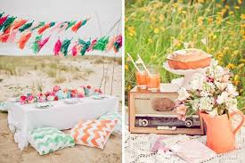 Decoración de picnics y mesas al aire libre