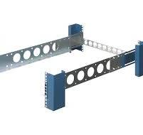 Rack Solutions 2U Universal Rail 24in Depth with Wirebar