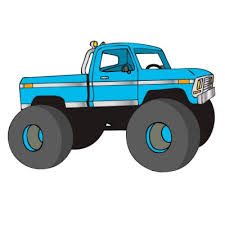 Blue Monster Truck Clipart Clipartfest Clipartix