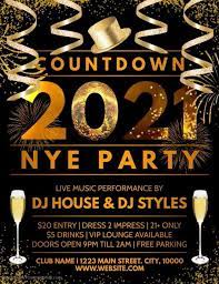 New Years Flyer Event Video Nye Party Dj House